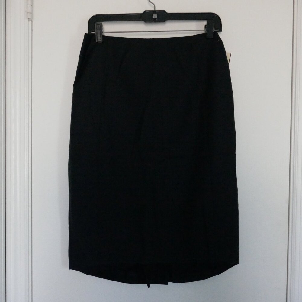 NWT vintage Y2K Isaac Mizrahi for Target high low pencil skirt black size 2
